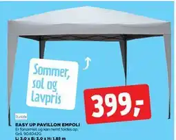 jem & fix EASY UP PAVILLON EMPOLI, DKK 399 tilbud