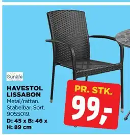 jem & fix HAVESTOL LISSABON, DKK 99 tilbud