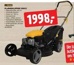 jem & fix PLÆNEKLIPPER 150CC, DKK 1998 tilbud