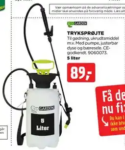 jem & fix TRYKSPRØJTE, DKK 89 tilbud