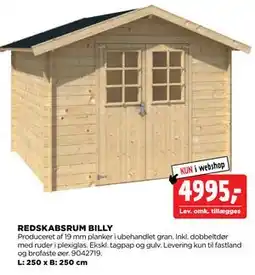 jem & fix REDSKABSRUM BILLY, DKK 4995 tilbud