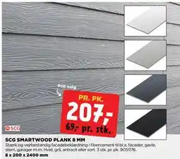 jem & fix SCG SMARTWOOD PLANK 8 MM, DKK 207 tilbud