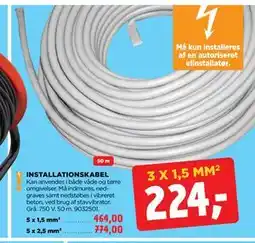 jem & fix INSTALLATIONSKABEL tilbud
