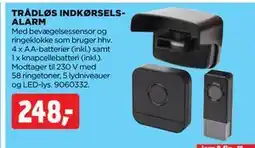 jem & fix TRÅDLØS INDKØRSELSALARM, DKK 248 tilbud