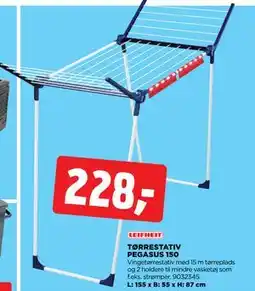 jem & fix TØRRESTATIV PEGASUS 150, DKK 228 tilbud