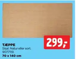 jem & fix TÆPPE, DKK 299 tilbud