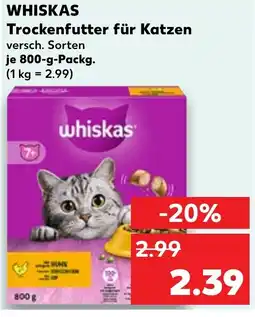 Kaufland DE WHISKAS Trockenfutter für Katzen tilbud