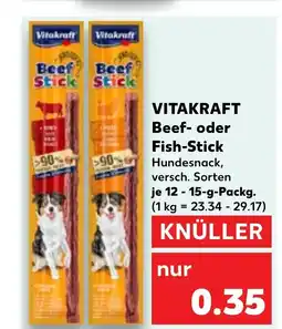 Kaufland VITAKRAFT Beef- oder Fish-Stick tilbud