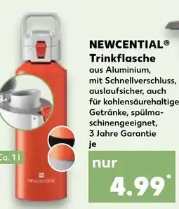 Kaufland NEWCENTIAL® Trinkflasche tilbud