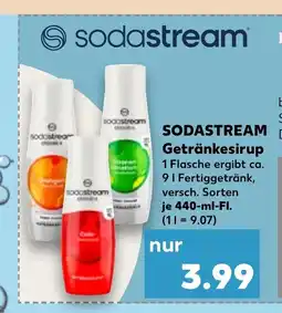 Kaufland SODASTREAM Getränkesirup tilbud