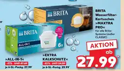 Kaufland BRITA Wasserfilter- Kartuschen >>>MAXTRA PRO<< tilbud