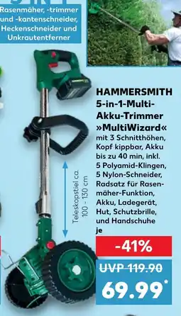 Kaufland HAMMERSMITH 5-in-1-Multi- Akku-Trimmer >>MultiWizard<< tilbud