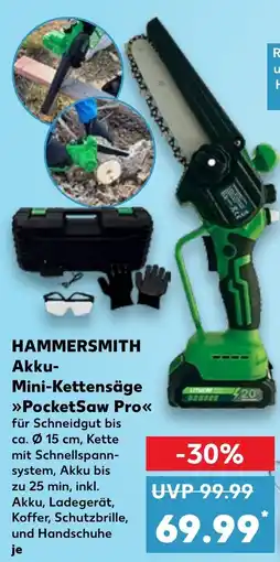 Kaufland HAMMERSMITH Mini-Kettensäge >>>PocketSaw Pro<< tilbud