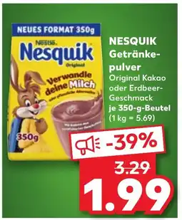 Kaufland Nesquik Getränke- Pulver tilbud