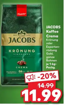 Kaufland Jacobs kaffee crema tilbud