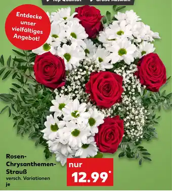Kaufland Rosen- Chrysanthemen- Strauß tilbud