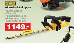 Bauhaus DEWALT Akku-hækkeklipper tilbud