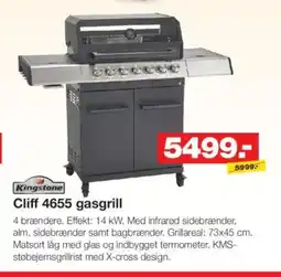 Bauhaus Kingstone Cliff 4655 gasgrill tilbud