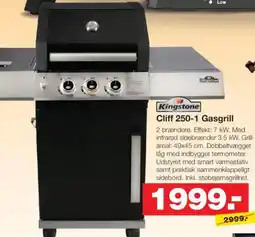 Bauhaus Kingstone Cliff 250-1 Gasgrill tilbud