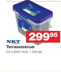 Bauhaus NKT Terrasseskruer tilbud