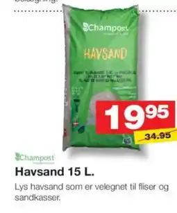 Bauhaus Champost havsand tilbud