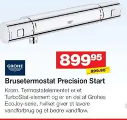 Bauhaus GROHE Brusetermostat Precision Start tilbud