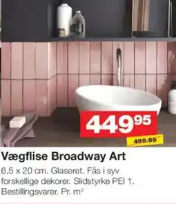 Bauhaus Vægflise Broadway Art tilbud