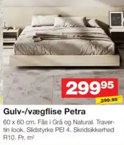 Bauhaus Gulv-/vægflise Petra tilbud