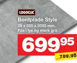 Bauhaus LOGOCLIC Bordplade Style tilbud
