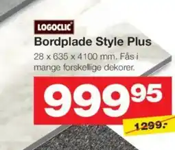 Bauhaus LOGOCLIC Bordplade Style Plus tilbud