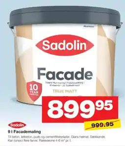 Bauhaus Sadolin Facademaling tilbud
