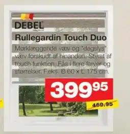 Bauhaus DEBEL Rullegardin Touch Duo tilbud