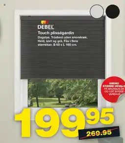 Bauhaus DEBEL Touch plisségardin tilbud