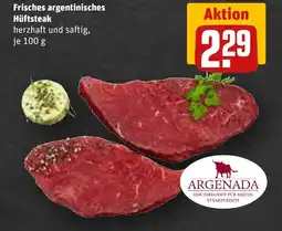 REWE DE Frisches argentinisches Hüftsteak tilbud