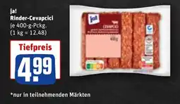 REWE DE Ja! rinder-cevapcici tilbud