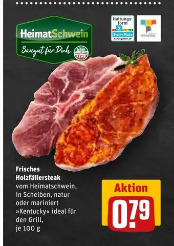 REWE DE Frisches Holzfällersteak tilbud