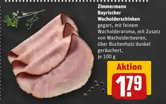 REWE DE Zimmermann Bayrischer Wacholderschinken tilbud