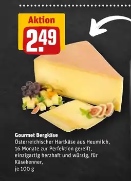 REWE DE Gourmet Bergkäse tilbud