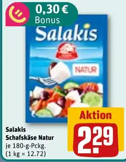 REWE DE Salakis Schafskäse Natur tilbud