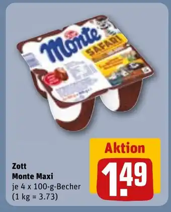 REWE DE Zott Monte Maxi tilbud