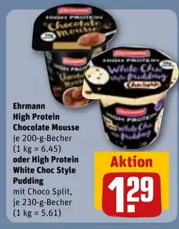 REWE DE Ehrmann High Protein Chocolate Mousse tilbud