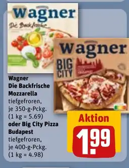 REWE DE Wagner Die Backfrische Mozzarella tilbud