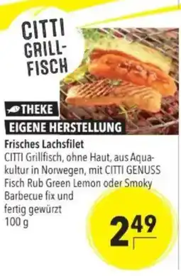 Citti Frisches lachsfilet tilbud