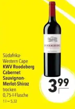 Citti Kwv roodeberg cabernet sauvignon- merlot-shiraz tilbud