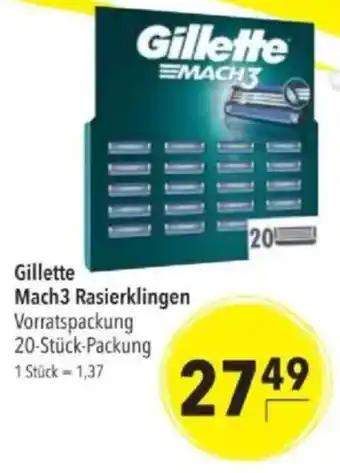 Citti GILLETTE Mach3 rasierklingen tilbud