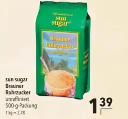 Citti SUN SUGAR Brauner rohrzucker tilbud