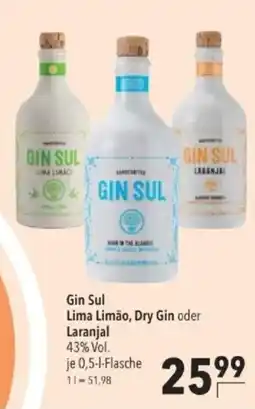 Citti Gin sul lima limão, dry gin oder laranjal tilbud
