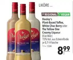 Citti DOOLEY'S Plant-based toffee, white choc berry oder the yellow one creamy liqueur tilbud