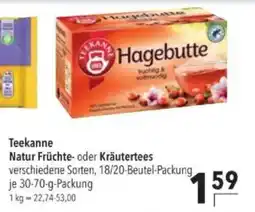 Citti TEEKANNE Natur früchte- oder kräutertees tilbud