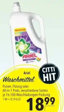 Citti ARIEL Waschmittel tilbud
